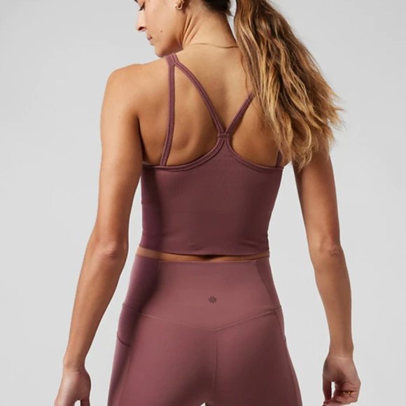 Aurora Seamless High Neck Crop Tank - Picture 2 of 4
